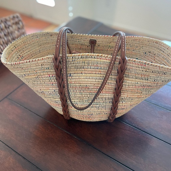 Prada straw tote. Only used once. Excellent condition. - Picture 5 of 7